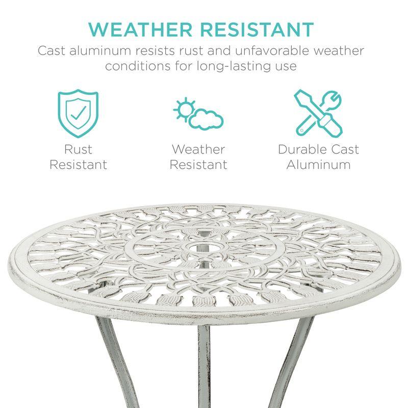 Fleur De Lis Living Stambaugh 2 - Person Patio Dining Set with Round Table