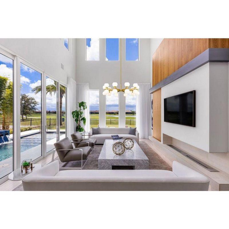 Z-Lite Artemis 20 - Light Chandelier in  Modern Gold