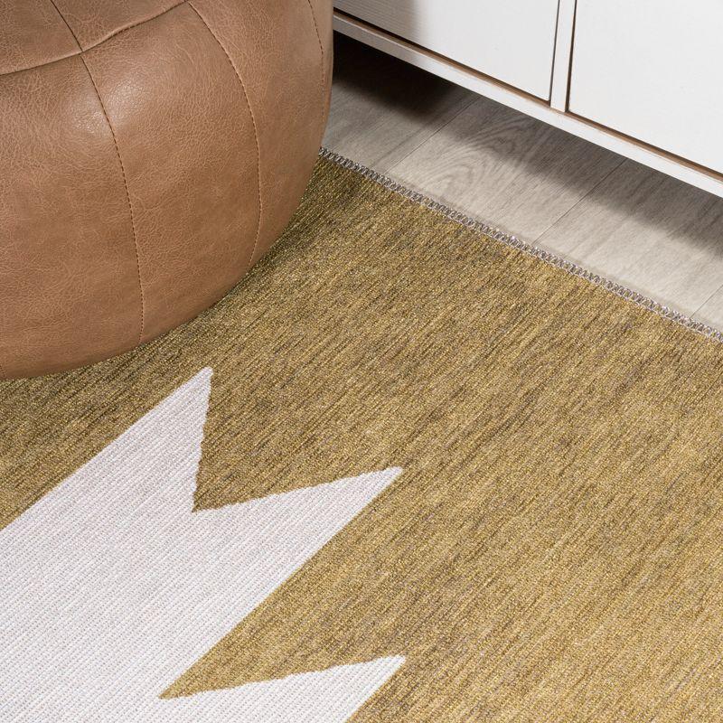 Chayton Minimalist Geometric Machine-Washable Area Rug - JONATHAN Y