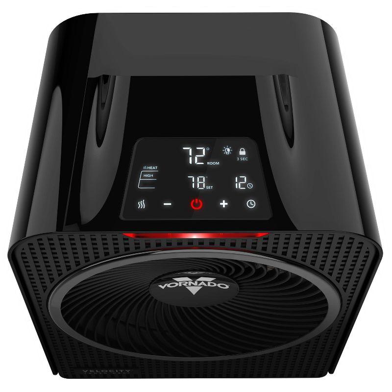 Vornado Velocity 5 Whole Room Space Heater with Auto Climate Control Timer and Safety Features: 1500W, ETL Listed, 200-500 sq. ft.
