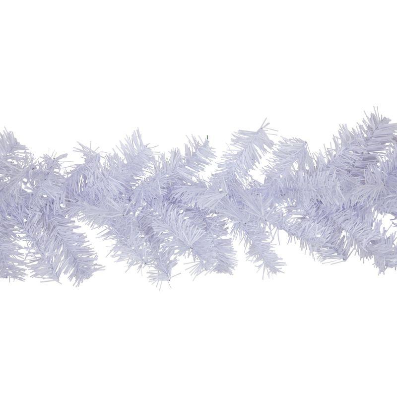 9' White Pine Artificial Christmas Garland for Indoor/Outdoor Use