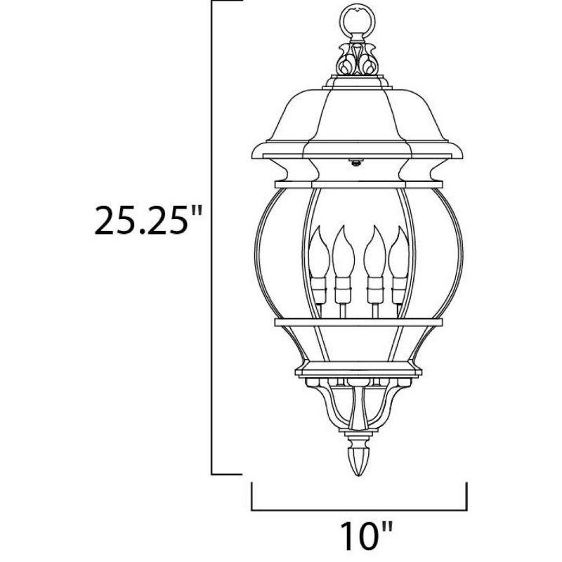 Maxim Lighting Crown Hill 4 - Light Pendant in  Black