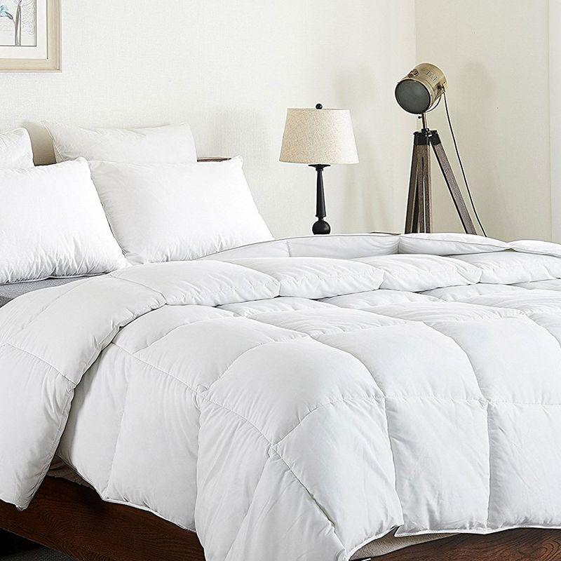 Cheer Collection Luxurious Down Alternative All Season Comforter (White)