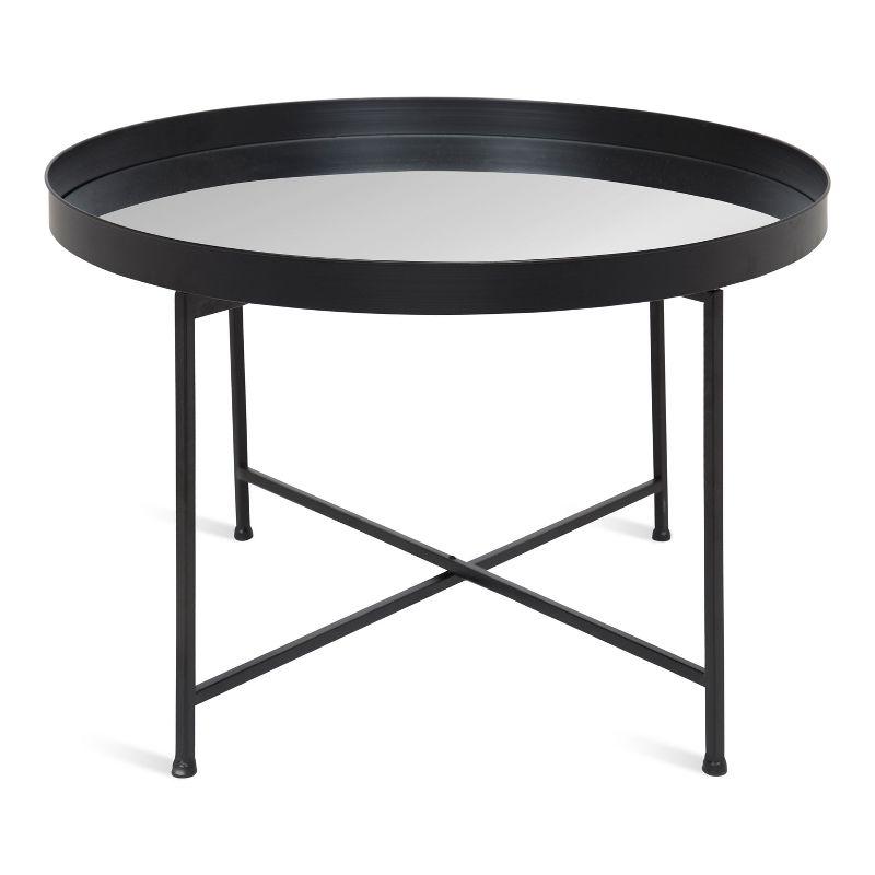 Kate and Laurel Celia Round Metal Coffee Table