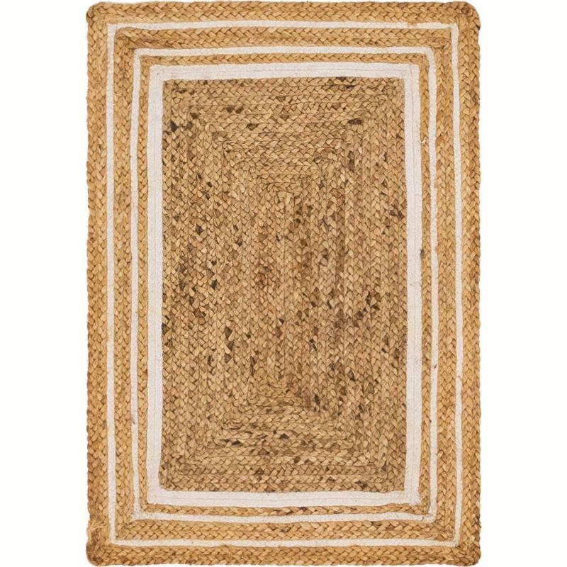 Unique Loom  Gujarat Braided Jute  Area Rug