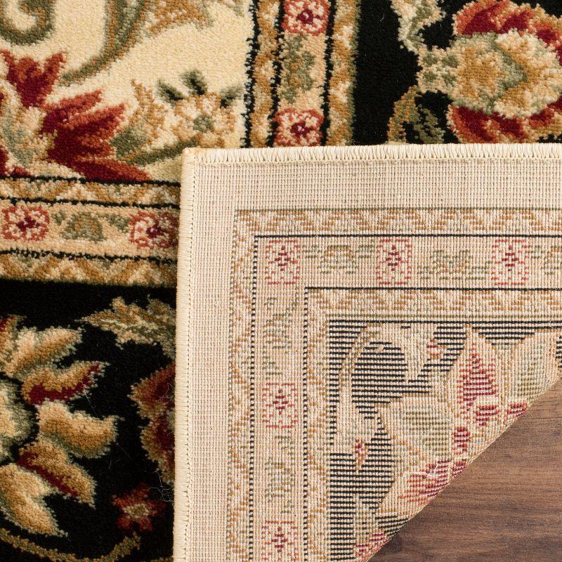 Lyndhurst LNH212 Power Loomed Accent Rug - Ivory/Black - 2'3"x4' - Safavieh