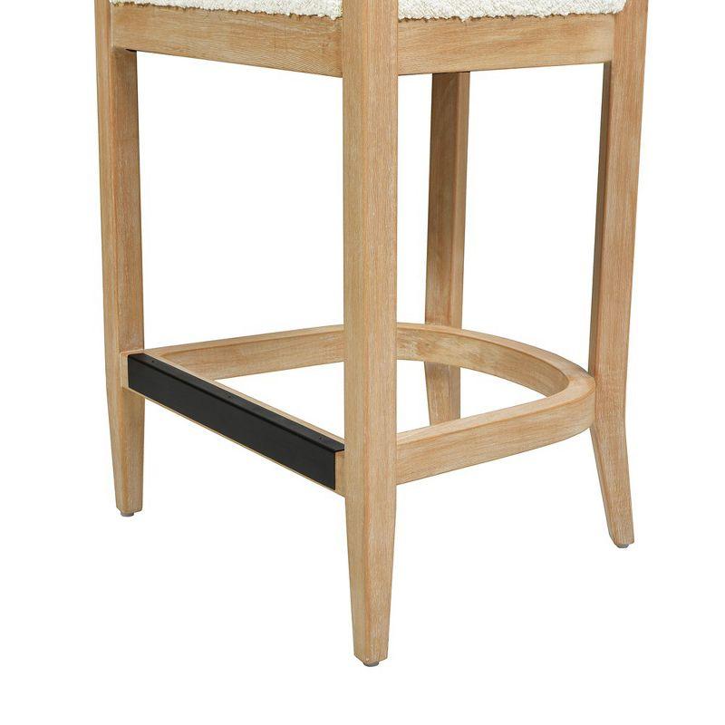 Jennifer Taylor Home Americana Mid-Century Modern Cane Back Counter Bar Stool