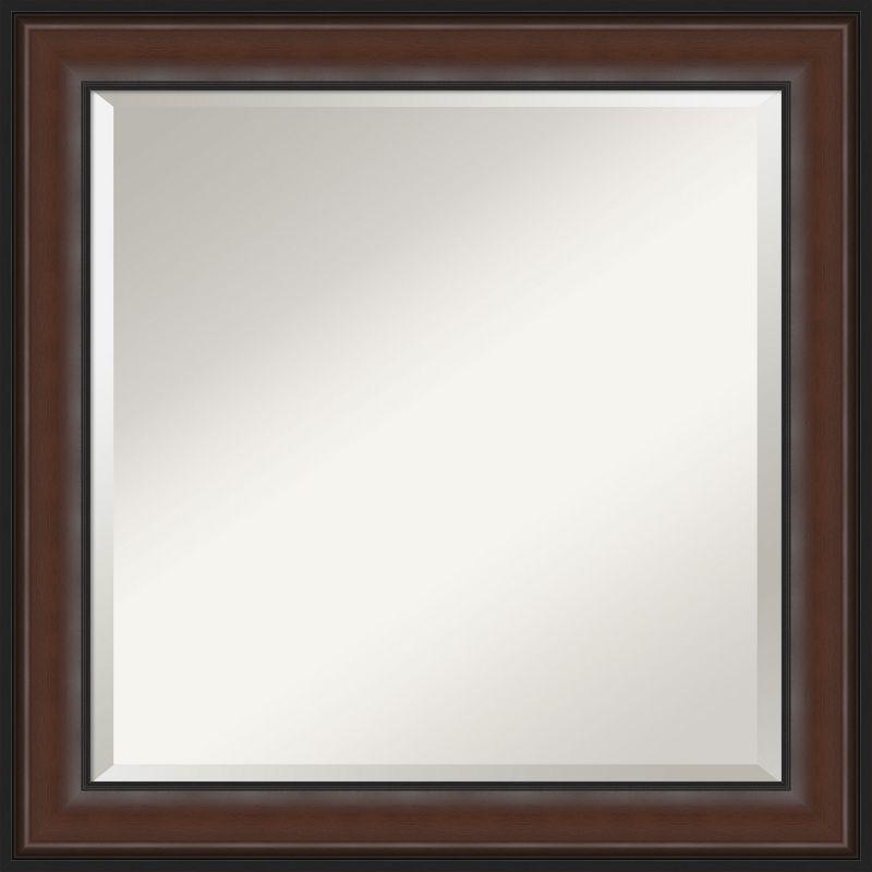 Harvard Walnut Medium Rectangular Framed Bathroom Mirror