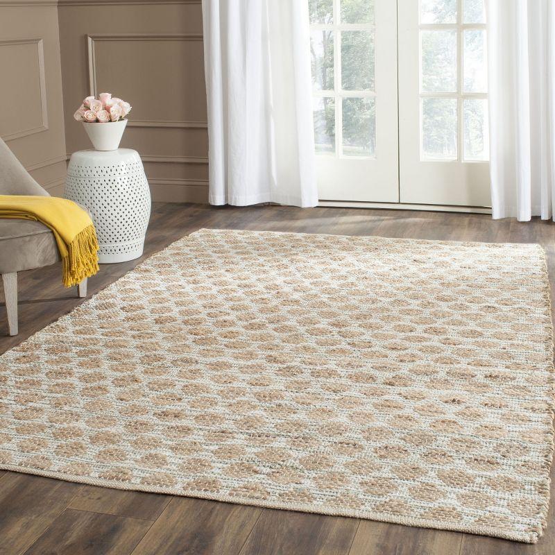 Cape Cod CAP820 Woven Indoor Area Rug - Grey/Natural - 5'x8' - Safavieh