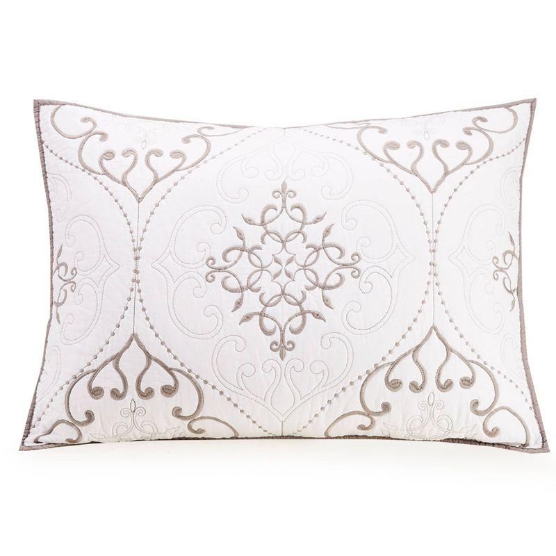 Modern Heirloom Chambers 3-Piece Embroidered Quilt Set