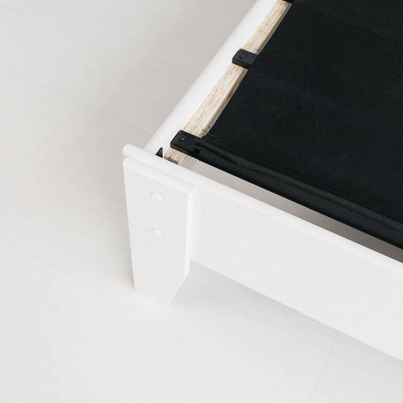 Queen Piperton Platform Bed White - Signature Design by Ashley: Modern Style, No Box Spring Needed