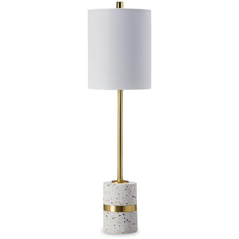 Signature Design by Ashley Maywick Table Lamp: Terrazzo Style, Mid-Century Influence, Ambient Lighting