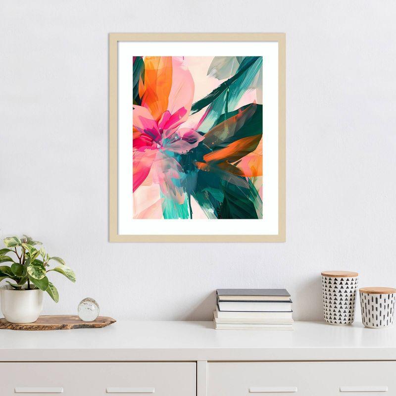 Amanti Art 21"x25" Jumble Jungle by Walker Noble Wood Framed Wall Art Print