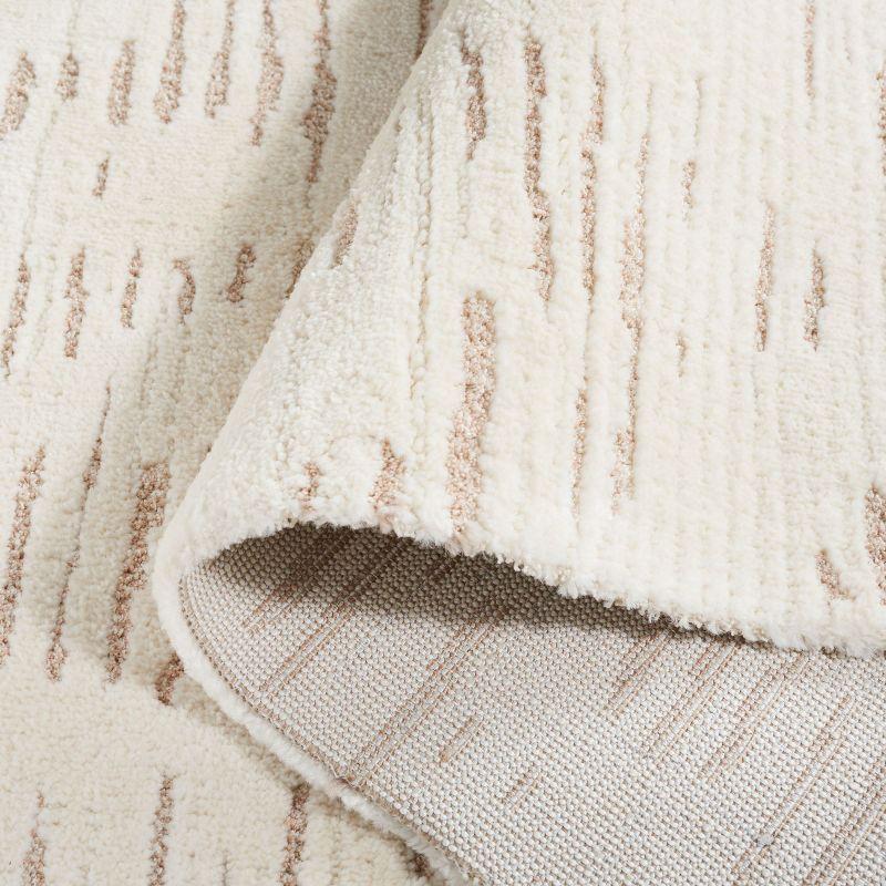 Neptune NPE852 Power Loomed Indoor Runner Rug - Ivory/Beige - 2'2"x8' - Safavieh.