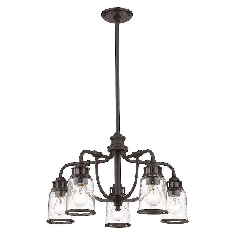 Livex Lighting Lawrenceville 5 - Light Chandelier in  Bronze