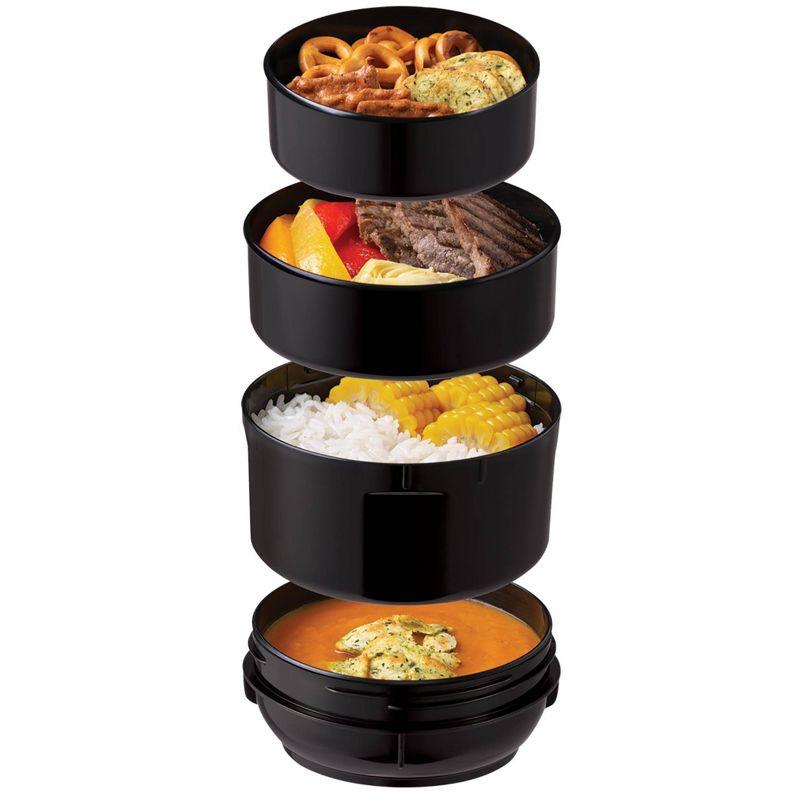 Mr. Bento® Stainless Steel 4 Container Food Storage Set