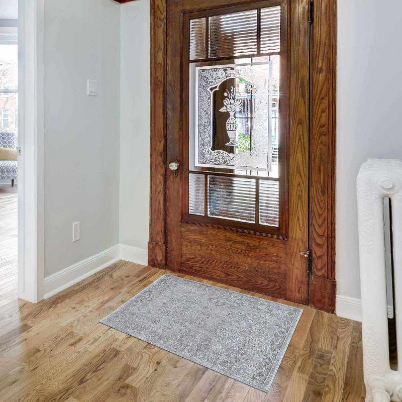 Hauteloom Rectangle Area Rug   Light Gray