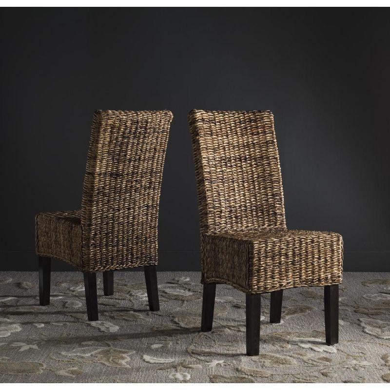 Avita 18" H Dining Chair (Set of 2) - SEA8012 - Natural - Safavieh