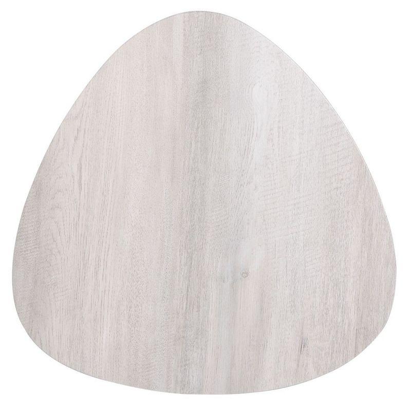Berlin Tripod Side Table - Light Grey Oak/Black - Safavieh.