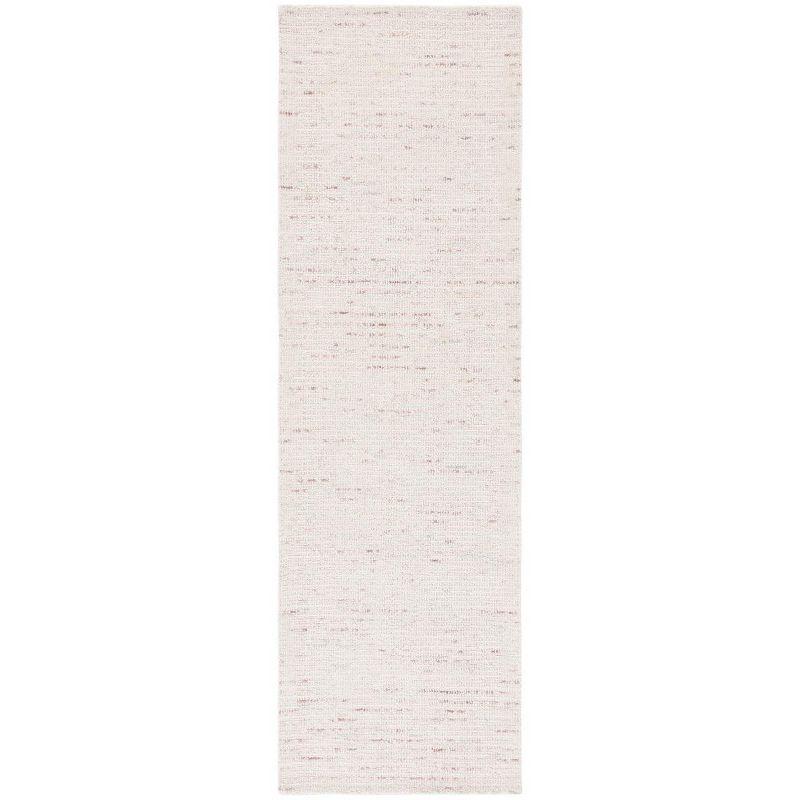 Abstract ABT468 Handmade Indoor Runner - Ivory/Brown - 2'-3"x8' - Safavieh