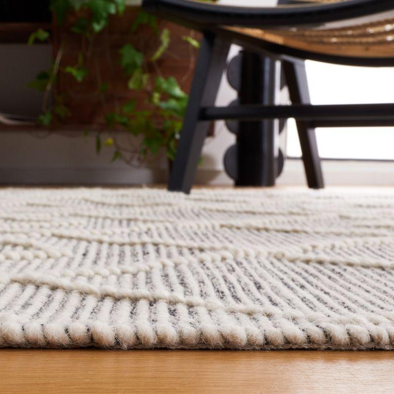 Natura NAT339 Hand Woven Runner Rug - Ivory/Black - 2'3"x9' - Safavieh.