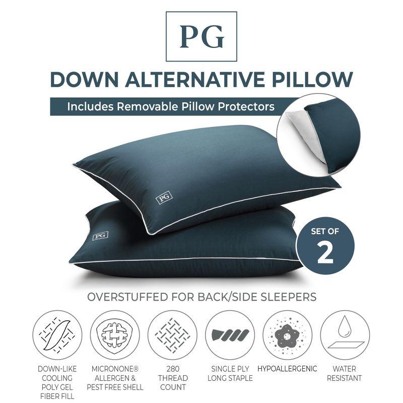 Polyester Medium Pillow (Set of 2)