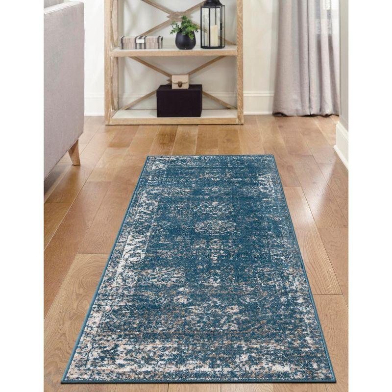 Unique Loom Sofia Casino Floral Indoor Woven Area Rug