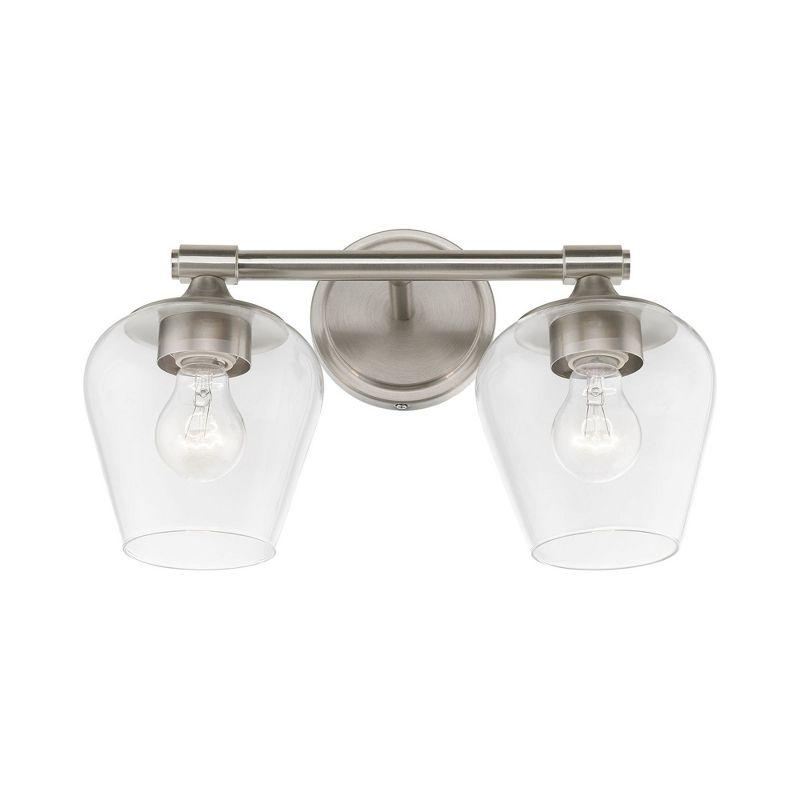 Livex Lighting Willow 2 - Light Vanity in  Brushed Nickel