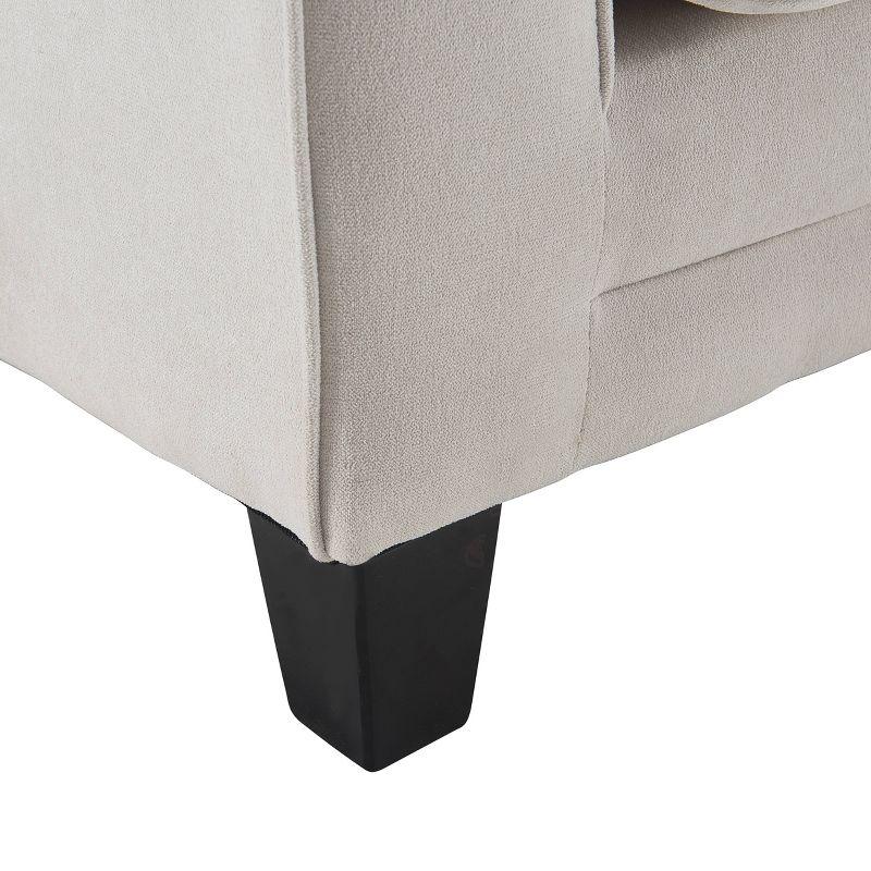 Serta Palisades 78" Track Arm Sofa, Easy Care Fabric, Soft Pillow Back, Pocket Coil Seat Cushions