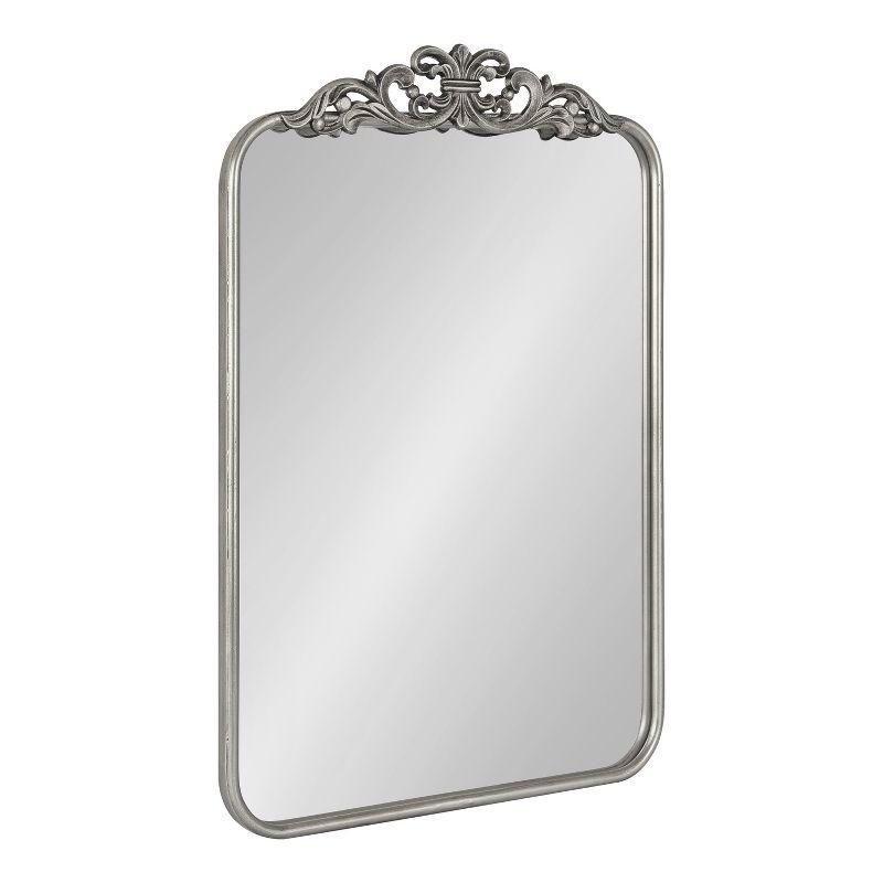 Kate and Laurel Laubry Ornate Framed Wall Mirror, 20x30, Silver