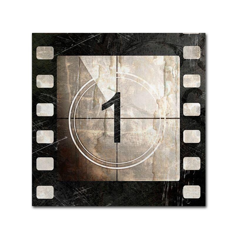 Vintage Countdown Cinema Wrapped Canvas Wall Art