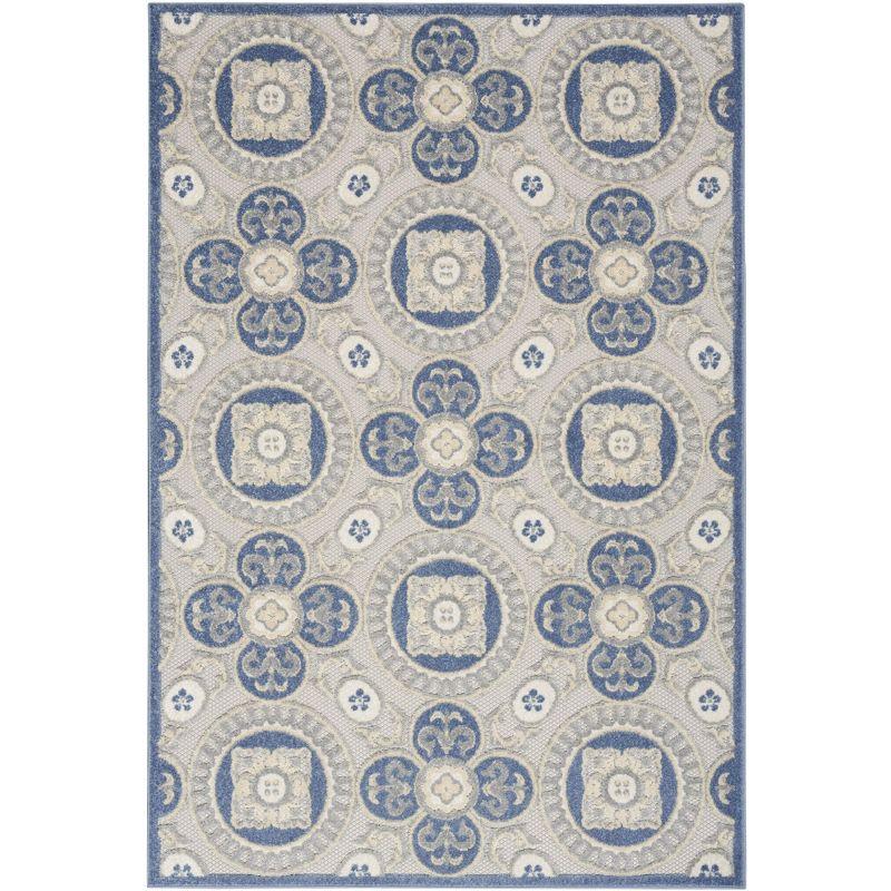 Nourison Aloha Contemporary Medallion Outdoor Rug