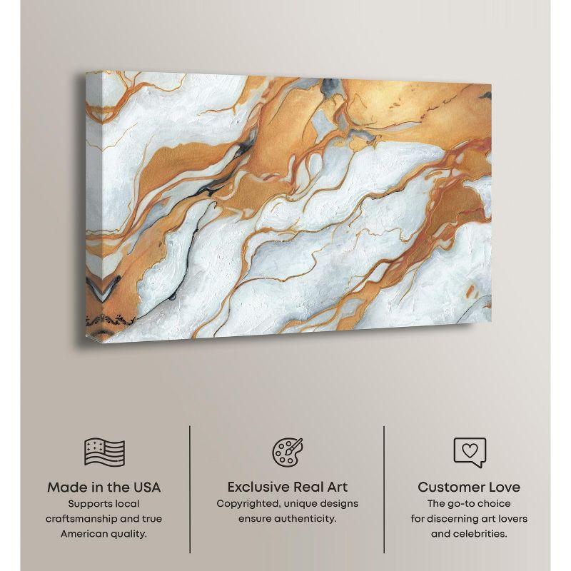 Art Remedy Gold Marble Boho Neutral Abstract Wall Art by Art Remedy