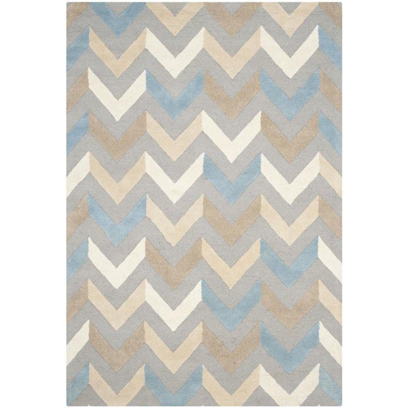 Safavieh Cambridge Hand Tufted Wool Chevron Rug