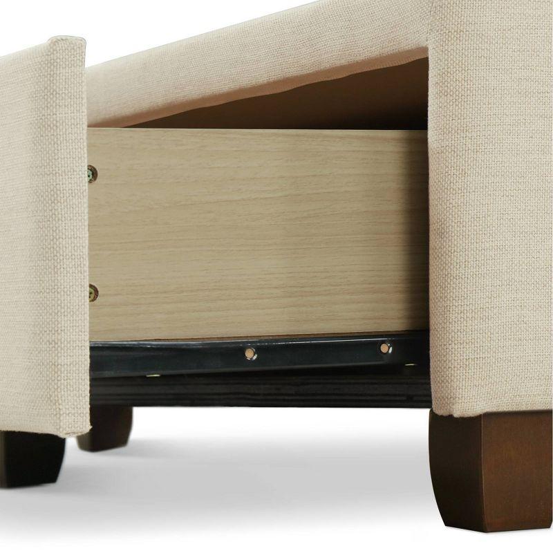 ClickDecor Langston Edmond Storage Bed with Adjustable Height Headboard