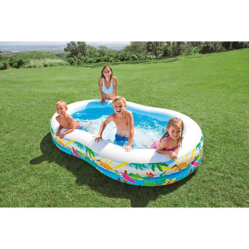 Intex Plastic Novelty Frame Set Pool 18'' H x 63'' W x 103'' L , with Pump Included