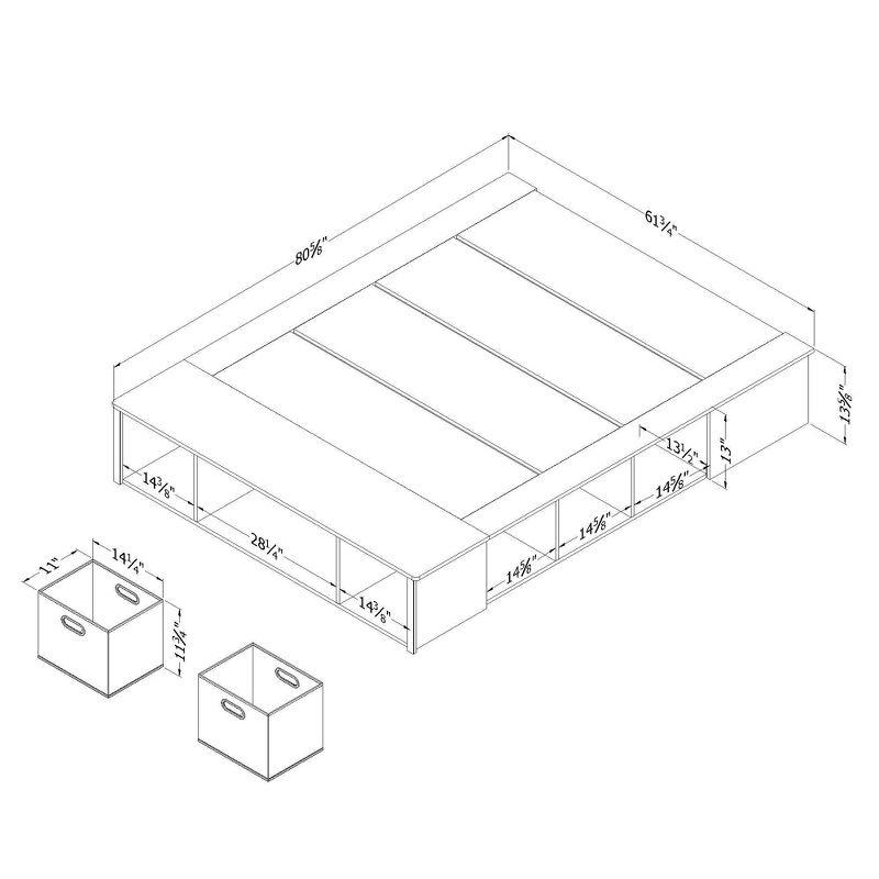 Prairie Storage Bed With Baskets