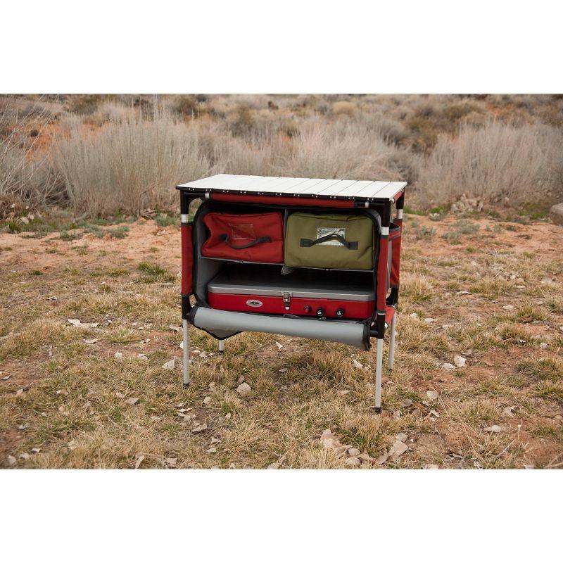 Camp Chef Mountain Series Table and Organizer - Red