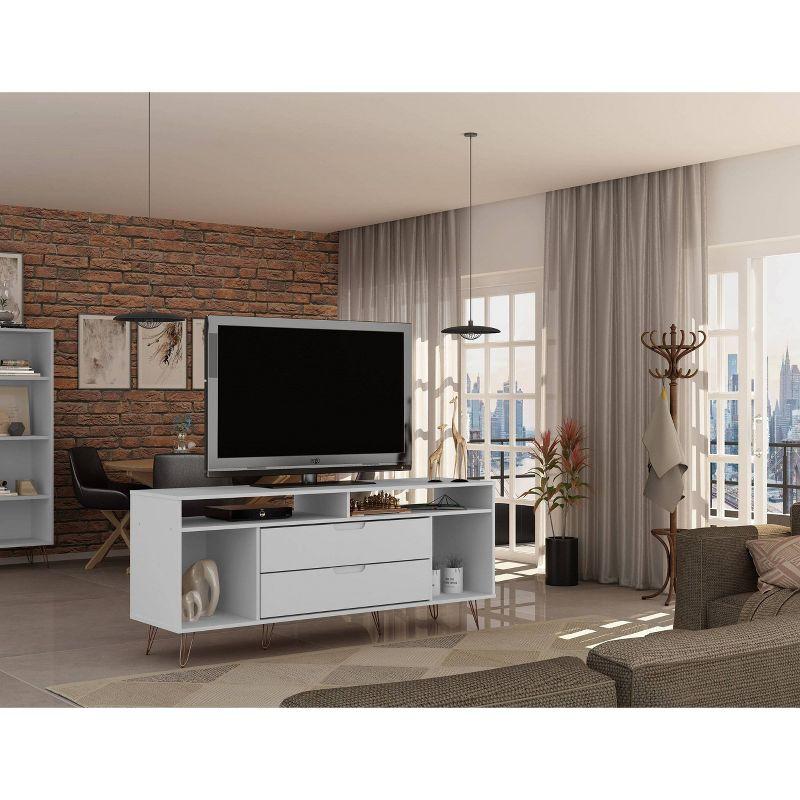 Rockefeller TV Stand for TVs up to 60" - Manhattan Comfort