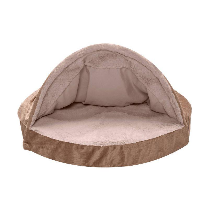 Wave Fur & Velvet Snuggery Memory Top Foam Dog Bed