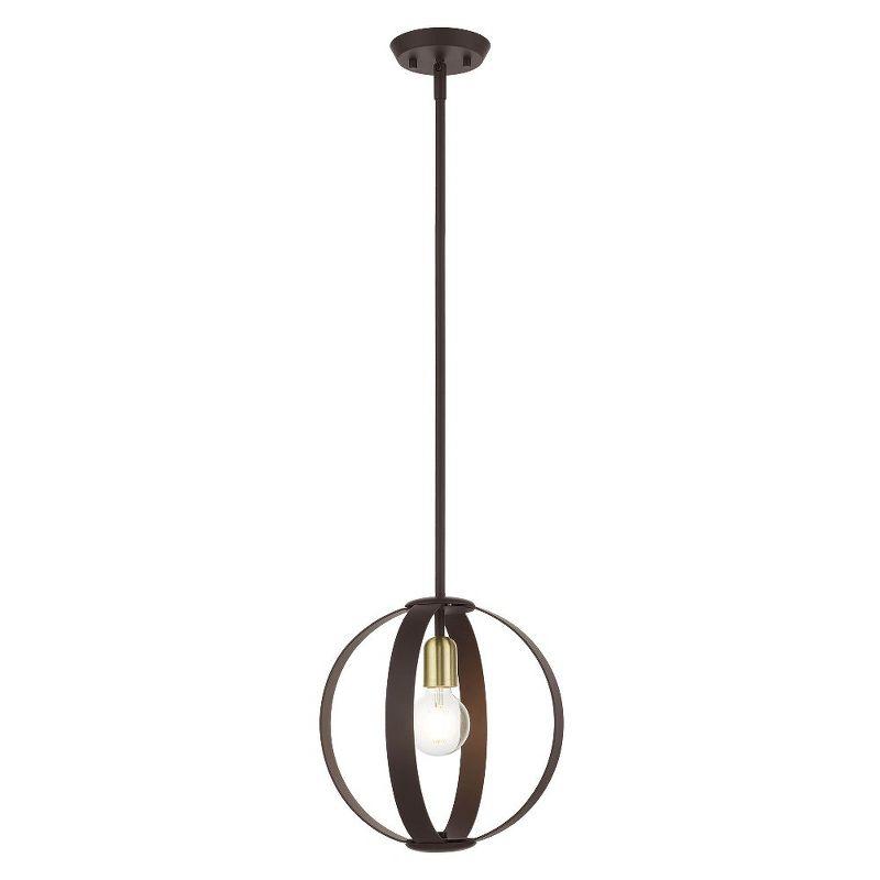 Livex Lighting Modesto 1 - Light Pendant in  Bronze