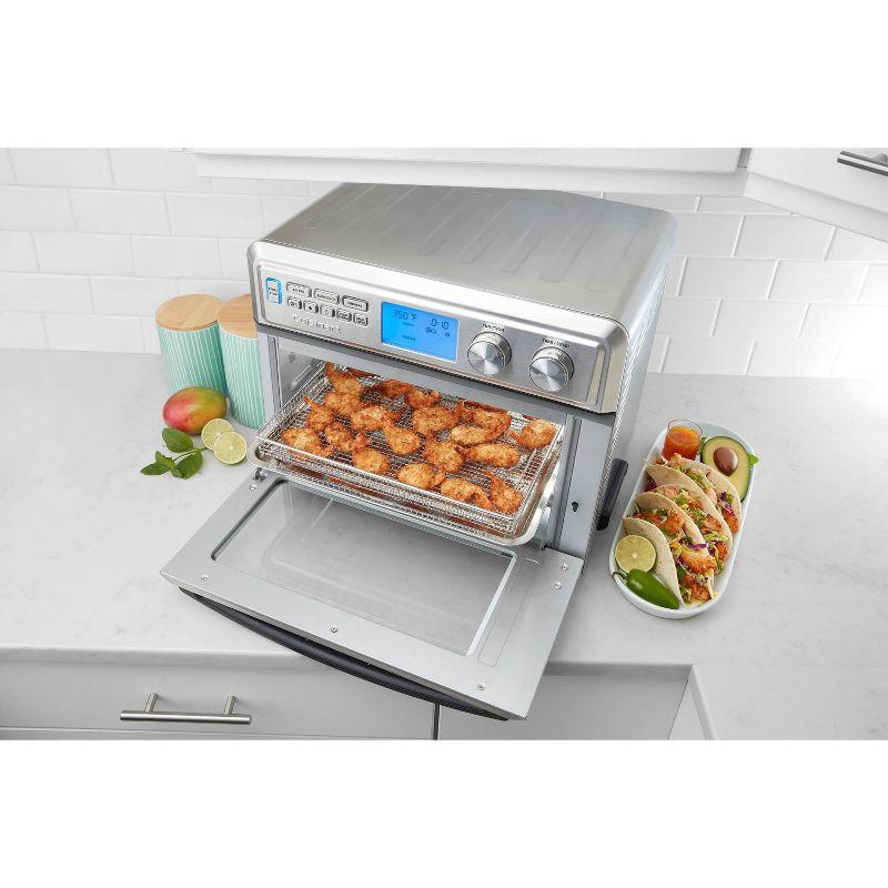 Cuisinart Digital Air Fryer Toaster Oven - Stainless Steel - TOA-95: 1800W, 28.5L Capacity, Dishwasher-Safe Parts