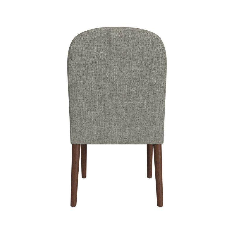 Rounded Back Upholstered Dining Chair - HomePop