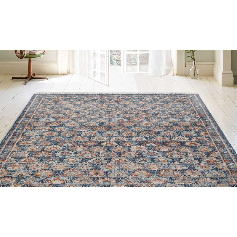 Birch Lane™ Hand Knotted Wool Floral Rug