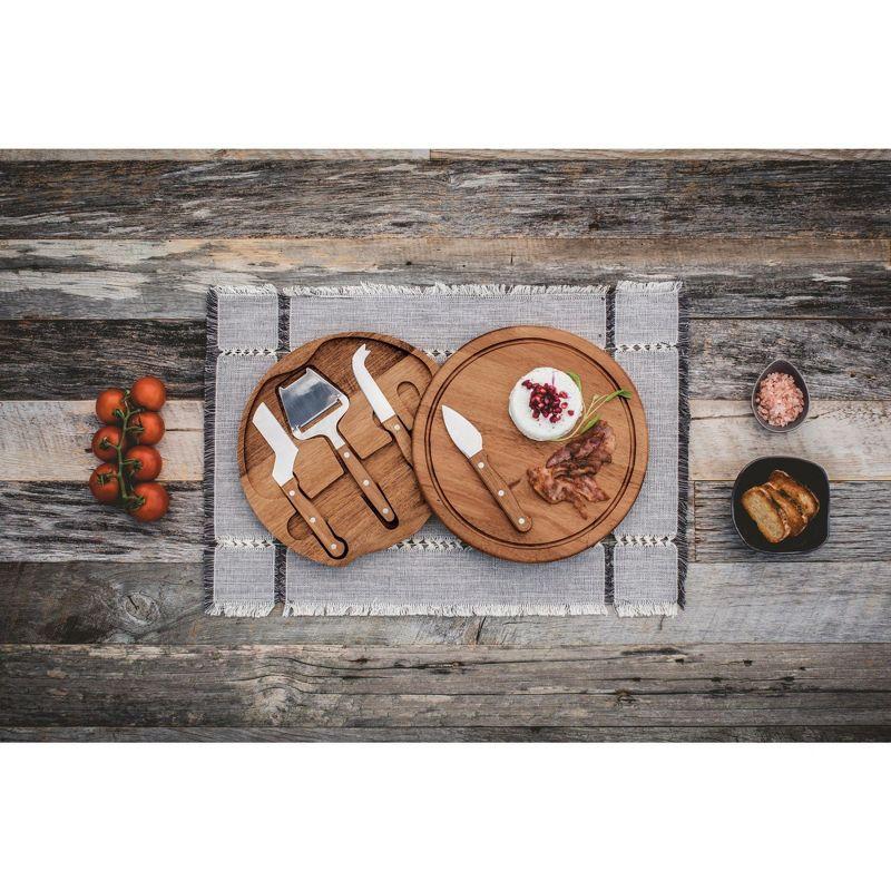 Toscana Acacia Circo Cheese Charcuterie Board and Tools Set