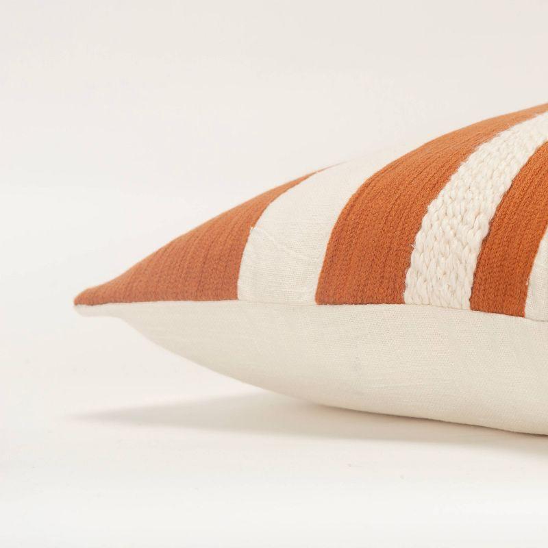 Striped Poly Filled Throw Pillow - Rizzy Home