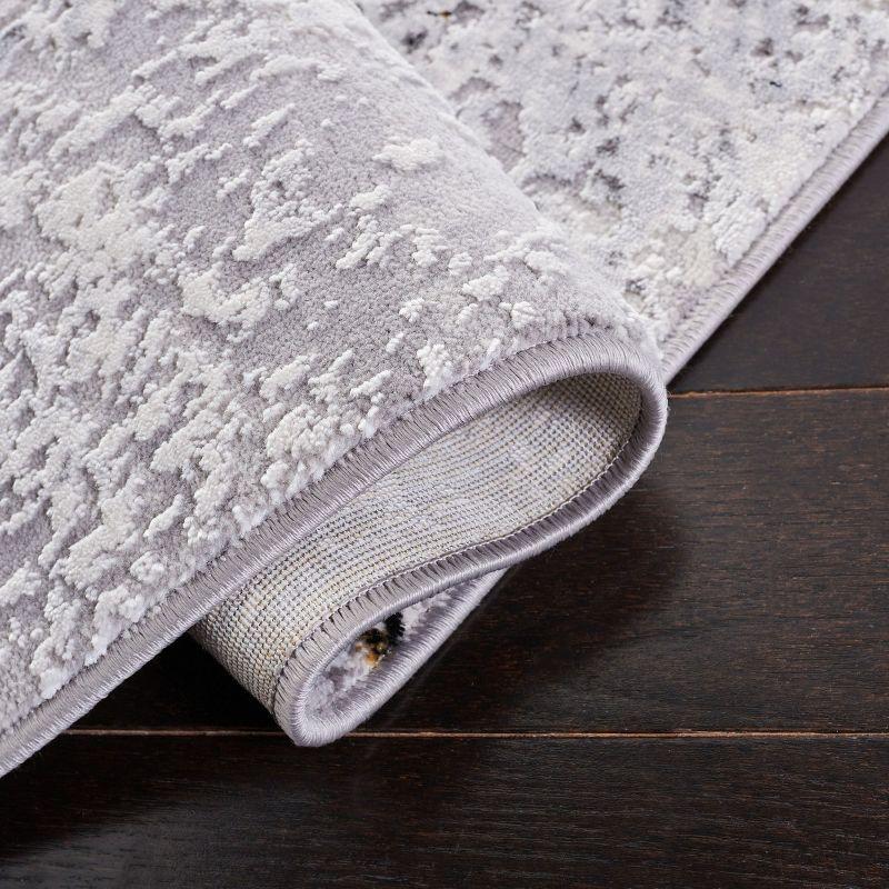 Amelia ALA232 Power Loomed Area Rug - Grey/Gold - 6'7"x6'7" - Safavieh.