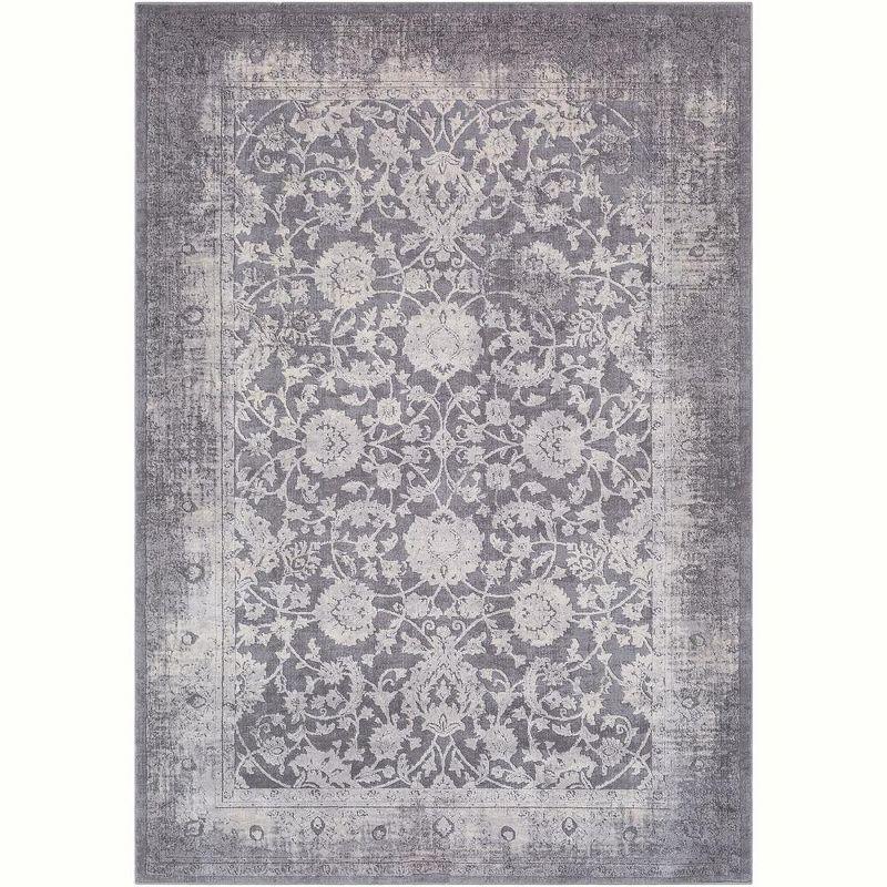 Mark & Day Meadows 3'11"x5'7" Rectangle Woven Indoor Area Rugs Medium Gray