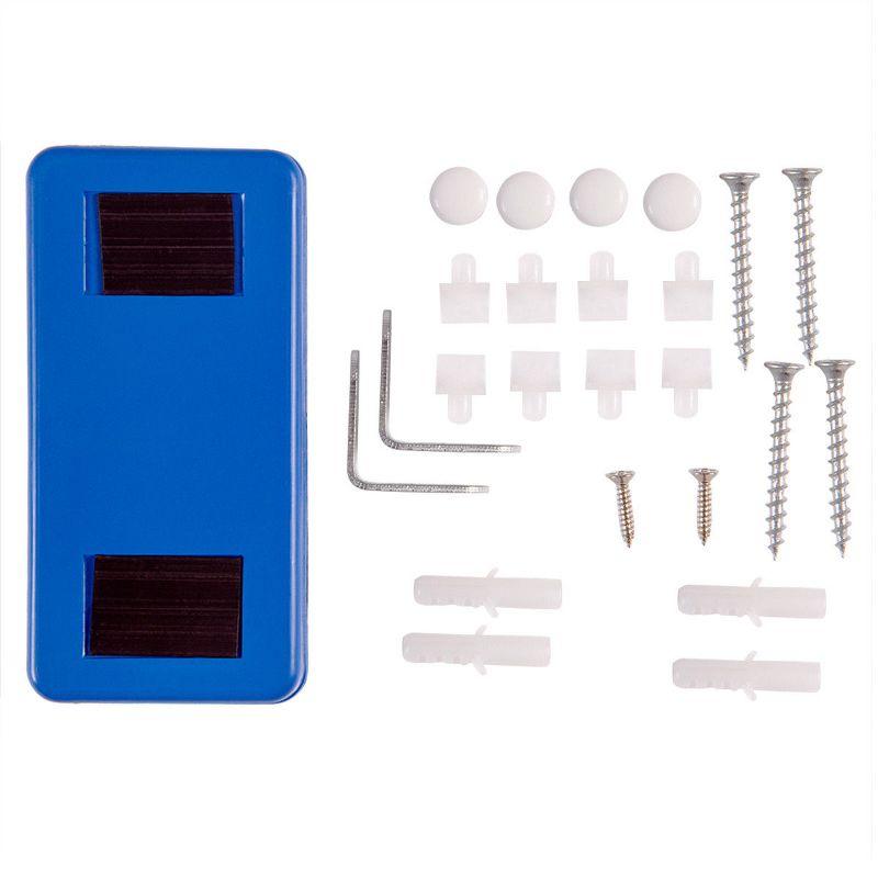 Costway Wall Mounted Computer Convertible Desk Floating Desk w/ Storage Bookcases Black