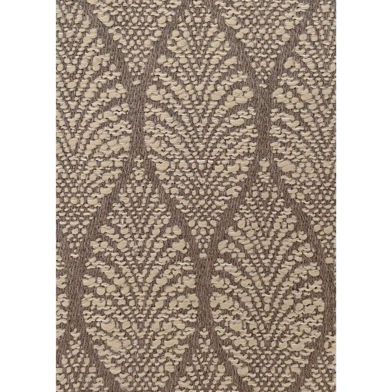 Summer Flora Mocha Indoor Outdoor Pillow 14x20
